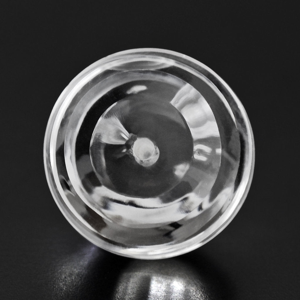 CRYSTAL CONCAVE BALL (HALF DRILL) (DES#136) 10MM 7.30 Cts.
