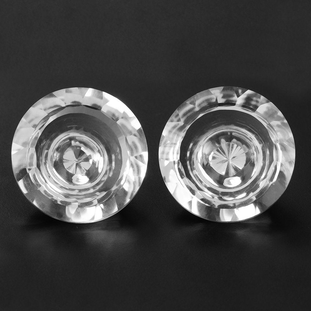 CRYSTAL CONCAVE CONE ROUND (DES#140) 14MM 4.13 Cts.