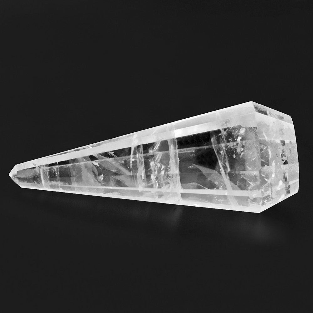 CRYSTAL LONG FACETED DROPS 38X16MM 42.93 Cts.