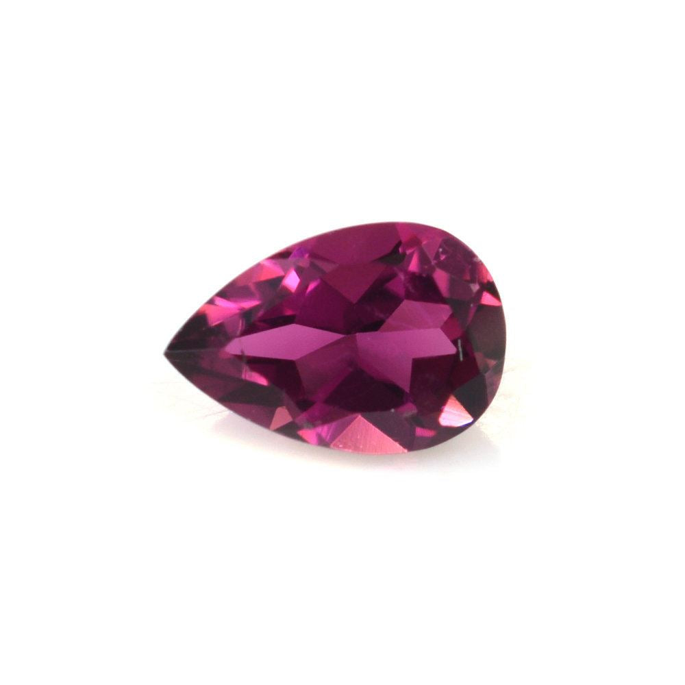 RUBELLITE CUT PEAR 6X4MM 0.42 Cts.