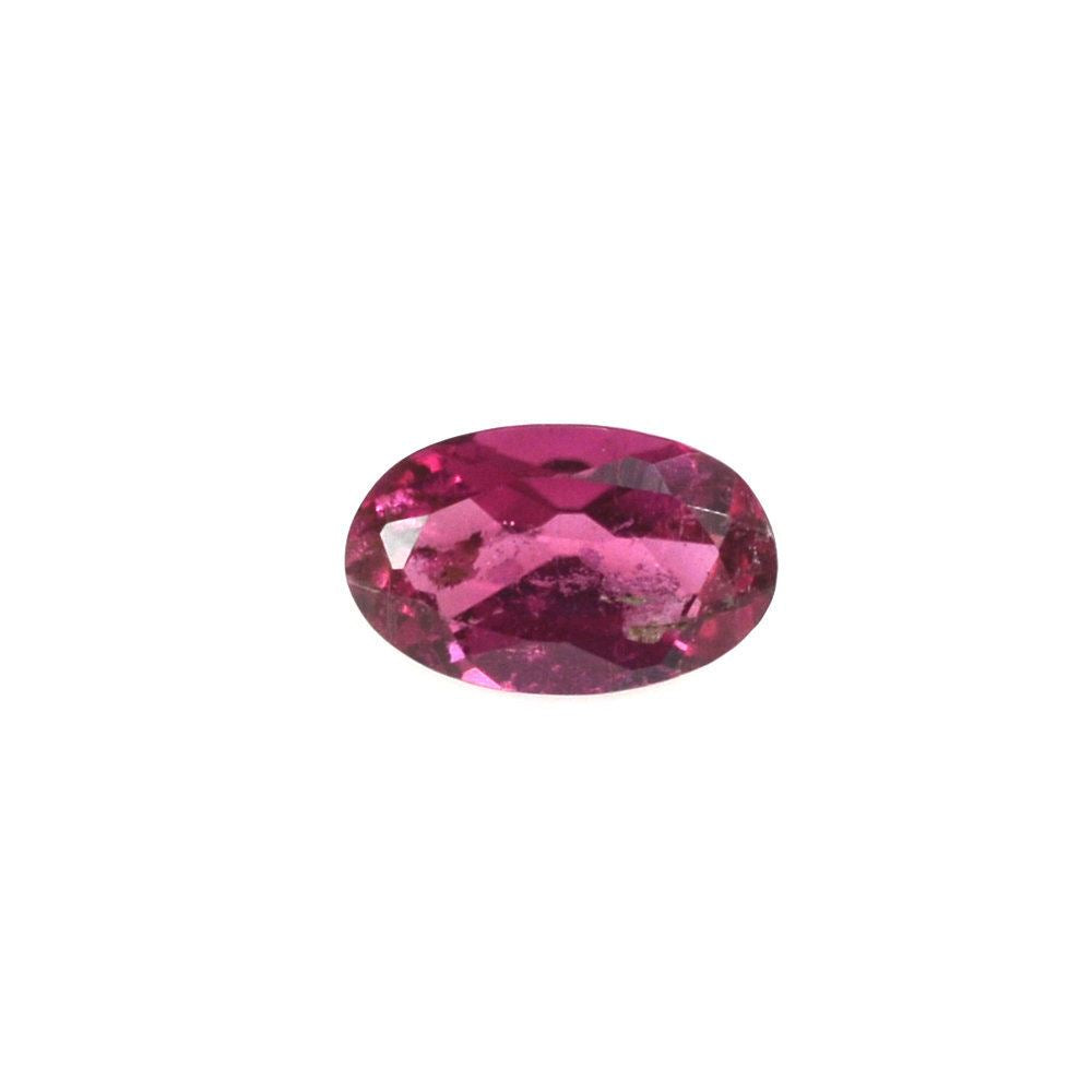 RUBELLITE CUT OVAL (DARK/HI) 5X3 MM 0.25 Cts.