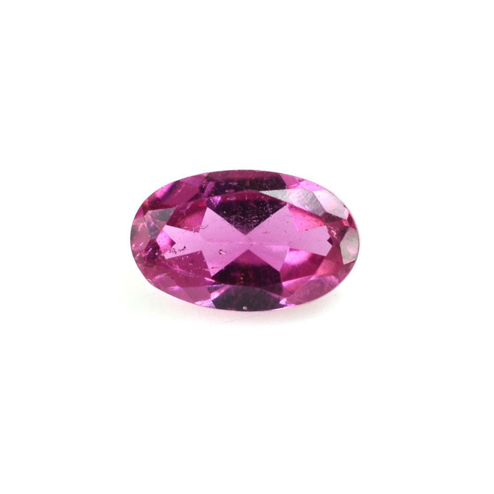 RUBELLITE CUT OVAL (MEDIUM/SI) 5X3 MM 0.26 Cts.