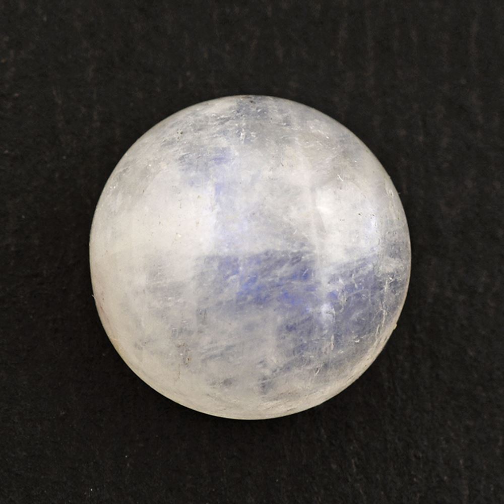 RAINBOW MOONSTONE ROUND CAB (SEMI CLOUDY) 12MM 6.49 Cts.