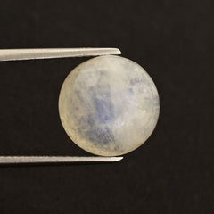 RAINBOW MOONSTONE ROUND CAB (SEMI CLOUDY) 12MM 6.49 Cts.