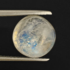 RAINBOW MOONSTONE ROUND CAB (CLOUDY) 10MM 4.93 Cts.