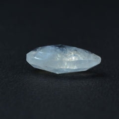 RAINBOW MOONSTONE CHECKER CUT BRIOLETTE PEAR (CLOUDY) 14X10 MM 4.35 Cts.