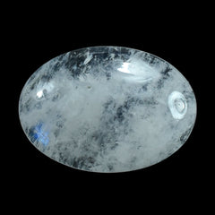 RAINBOW MOONSTONE OVAL CAB (FLAT BOTTAM)  (CLOUDY) 10X6MM 1.53 Cts.