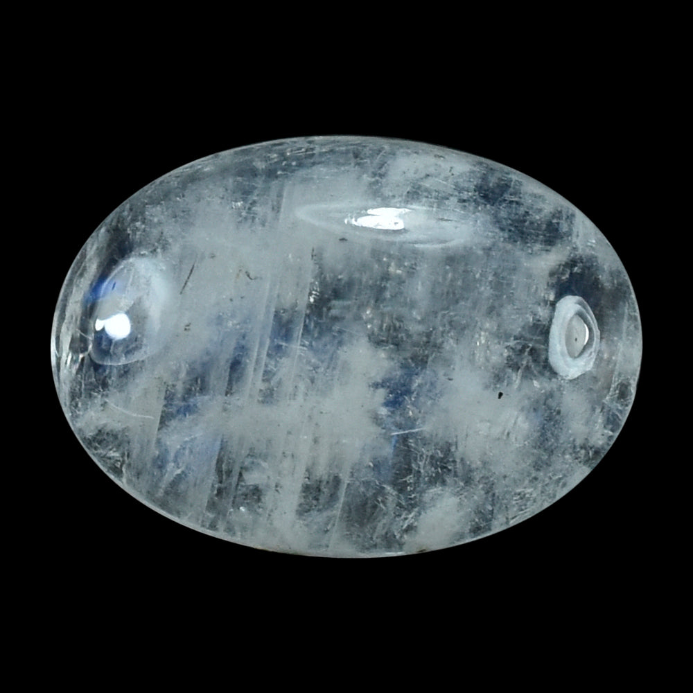 RAINBOW MOONSTONE OVAL CAB (FLAT BOTTAM) (SEMI CLOUDY) 10X6MM 1.52 Cts.