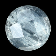 RAINBOW MOONSTONE CHECKER CUT ROUND CAB (SEMI CLOUDY) 6MM 0.82 Cts.