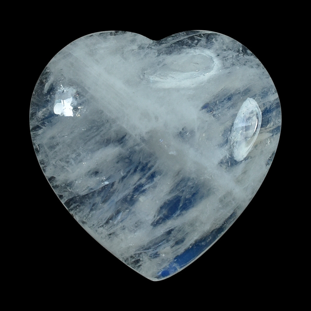 RAINBOW MOONSTONE HEART CAB (SEMI CLOUDY) 18MM 10.80 Cts.