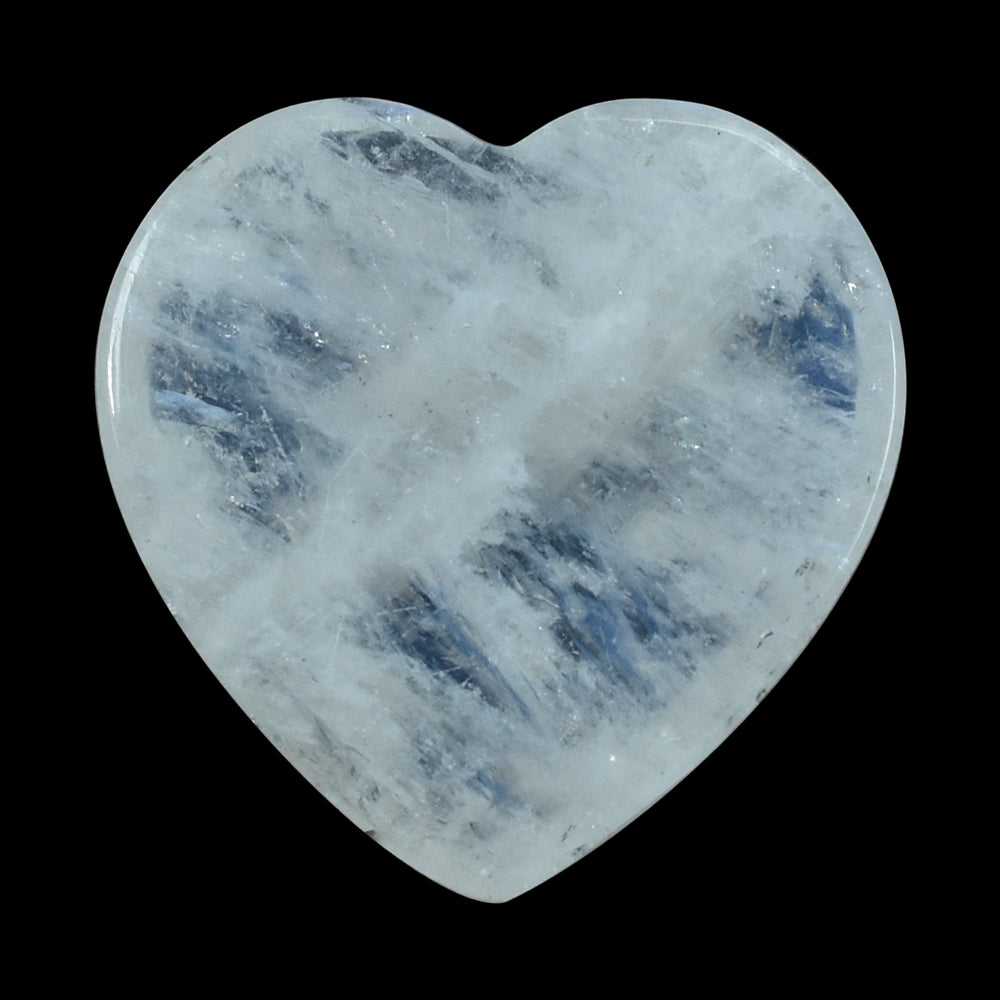 RAINBOW MOONSTONE HEART CAB (SEMI CLOUDY) 18MM 10.80 Cts.