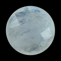 RAINBOW MOONSTONE CHECKER CUT BRIOLETTE ROUND (CLOUDY) 6MM 0.77 Cts.