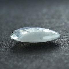 RAINBOW MOONSTONE ROSE CUT BRIOLETTE IRREGULAR TRILLIONISH (SEMI CLOUDY)13X11MM 3.43 Cts.