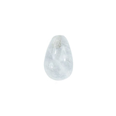 RAINBOW MOONSTONE PLAIN DROPS (SEMI CLOUDY) (HALF DRILL) 6X4MM 0.70 Cts.