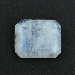 RAINBOW MOONSTONE STEP CUT OCTAGON CAB (CLOUDY) 12X10MM 3.95 Cts.