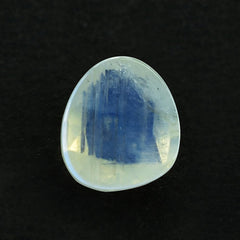 RAINBOW MOONSTONE ROSE CUT TRILLIONISH 10X8.50MM 2.62 Cts.