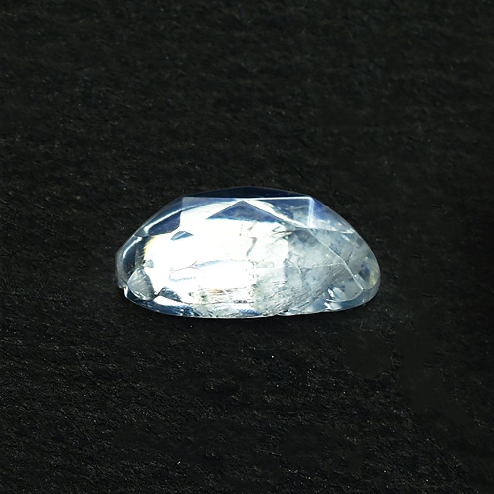 RAINBOW MOONSTONE ROSE CUT TRILLIONISH 10X7.30MM 2.00 Cts.