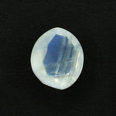 RAINBOW MOONSTONE ROSE CUT TRILLIONISH 10.50X8.80MM 2.84 Cts.