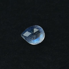 RAINBOW MOONSTONE ROSE CUT PEAR (WHITE)(SEMI CLOUDY) 3.00X2.40 MM 0.09 Cts.