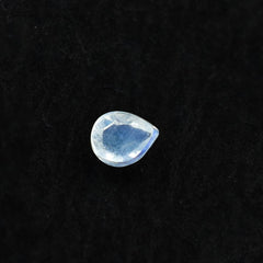 RAINBOW MOONSTONE ROSE CUT PEAR (WHITE)(SEMI CLOUDY) 3.00X2.40 MM 0.09 Cts.