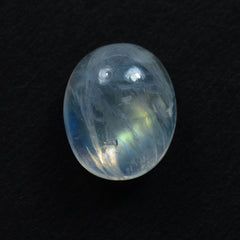 RAINBOW MOONSTONE PLAIN OVAL CAB (CLOUDY)(COPPER POWER) 12.00X10.00 MM 4.55 Cts.