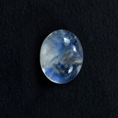 RAINBOW MOONSTONE PLAIN OVAL CAB (SEMI CLOUDY)(CLEAN) 10.00X8.00 MM 2.82 Cts.