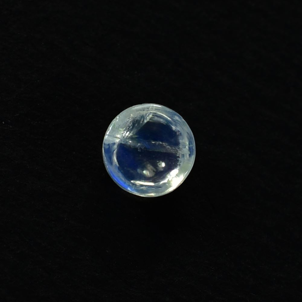 RAINBOW MOONSTONE PLAIN ROUND CAB (CLEAN TO SI) 4.00X4.00 MM 0.30 Cts.