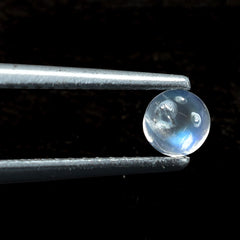 RAINBOW MOONSTONE PLAIN ROUND CAB (SEMI CLOUDY) 4.00X4.00 MM 0.29 Cts.