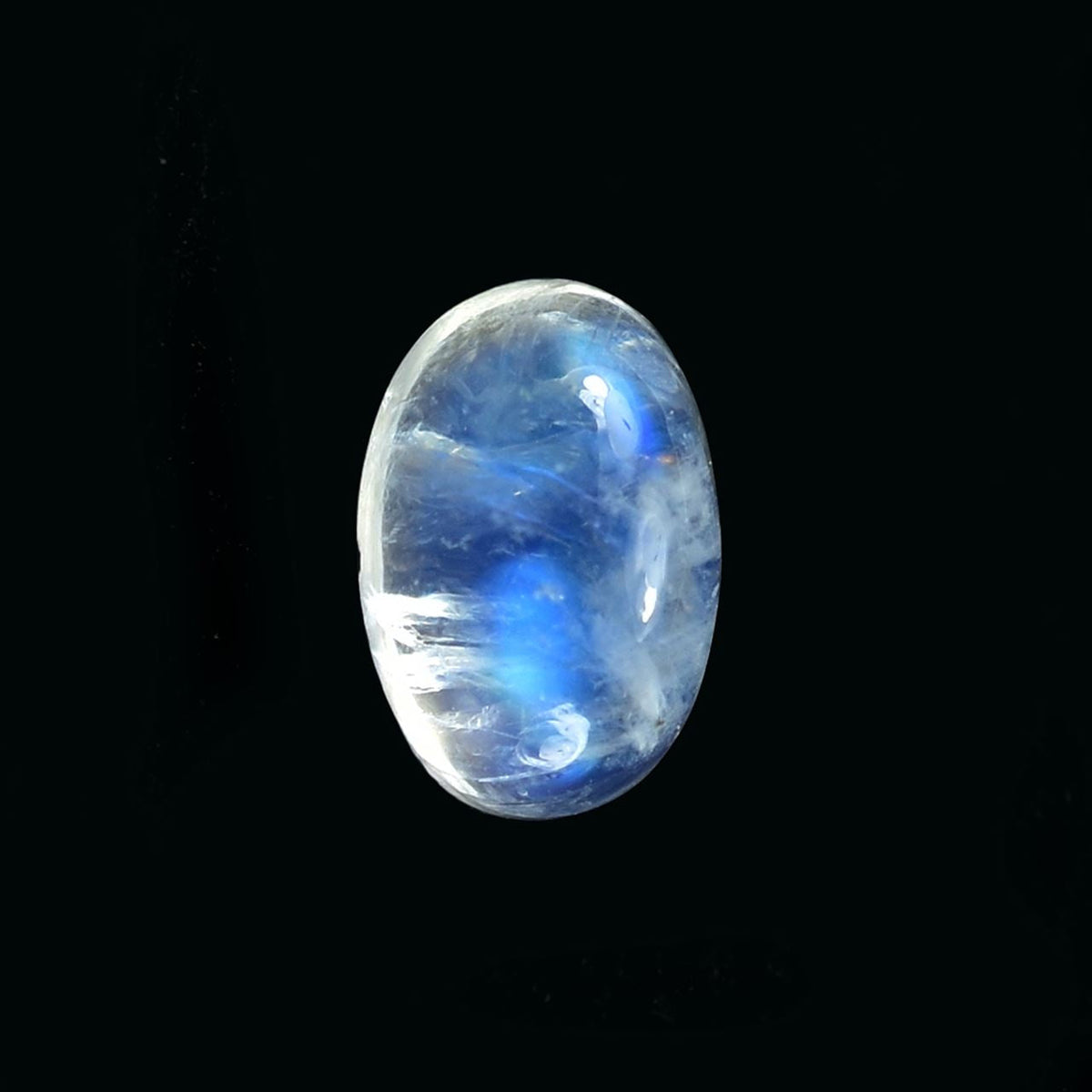 RAINBOW MOONSTONE PLAIN OVAL CAB (SEMI CLOUDY) 6.00X4.00 MM 0.53 Cts.