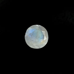 RAINBOW MOONSTONE CUT ROUND (CLOUDY)(NICE BLUE SHINE) 5.00X5.00 MM 0.47 Cts.