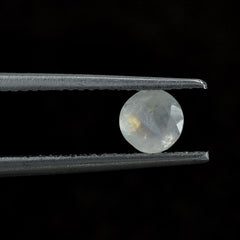 RAINBOW MOONSTONE CUT ROUND (CLOUDY)(NICE BLUE SHINE) 5.00X5.00 MM 0.47 Cts.