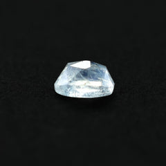 RAINBOW MOONSTONE ROSE CUT OVAL CAB (SEMI CLOUDY)(NICE BLUE SHINE) 3.50X2.50 MM 0.14 Cts.