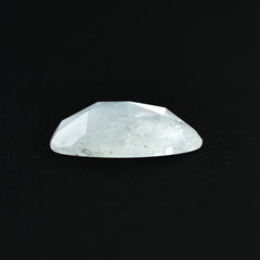 RAINBOW MOONSTONE ROSE CUT PEARISH CAB (CLOUDY)(NICE BLUE SHINE SOME BLACK SPOT) 18.00X10.00 MM 6.44 Cts.