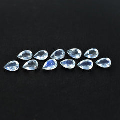 RAINBOW MOONSTONE (VSI) CUT PEAR 6.00X4.00 MM 0.31 Cts.