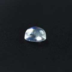 RAINBOW MOONSTONE PLAIN ROUND CAB (CLEAN)(VSI) 5.00X5.00 MM 0.43 Cts.