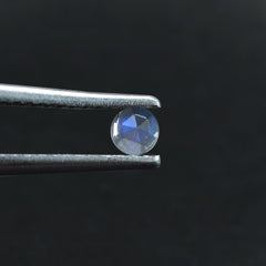 RAINBOW MOONSTONE ROSE CUT ROUND CAB (CLEAN)(SI) 3.00X3.00 MM 0.05 Cts.