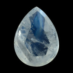 RAINBOW MOONSTONE ROSE CUT PEAR CAB (SEMI CLOUDY) 12.00X9.00 MM 3.25 Cts.