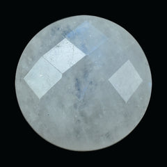 RAINBOW MOONSTONE (CLOUDY) CHECEKER CUT BRIOLETTE ROUND 12.00X12.00 MM 4.83 Cts.