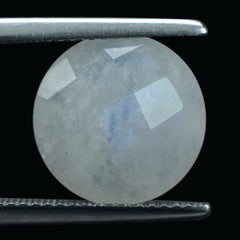 RAINBOW MOONSTONE (CLOUDY) CHECEKER CUT BRIOLETTE ROUND 12.00X12.00 MM 4.83 Cts.