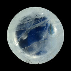 RAINBOW MOONSTONE (SEMI-CLOUDY) PLAIN ROUND CAB 8.00X8.00 MM 1.76 Cts.