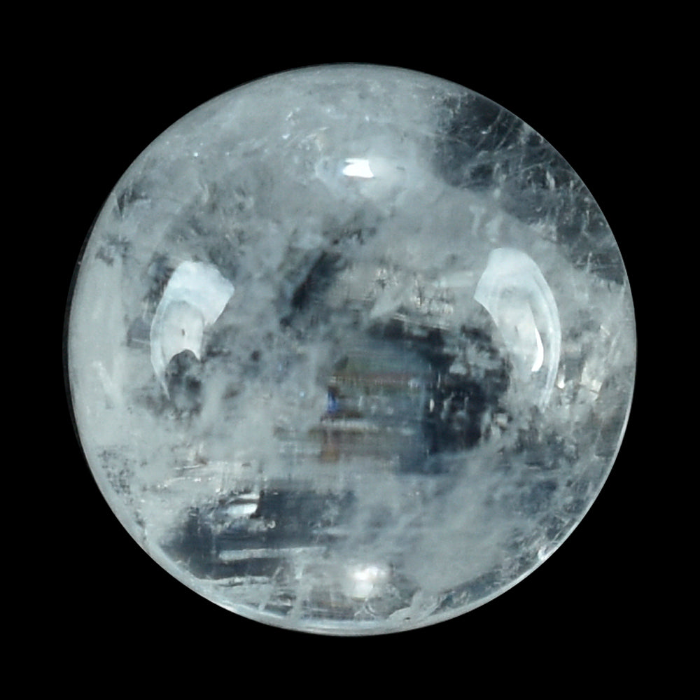 RAINBOW MOONSTONE (CLOUDY) PLAIN ROUND CAB 8.00X8.00 MM 1.90 Cts.