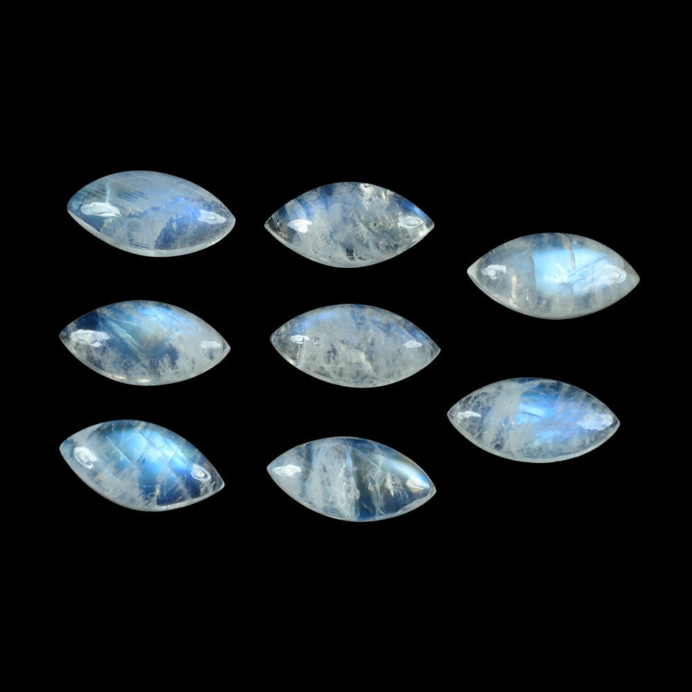 RAINBOW MOONSTONE (CLOUDY) MARQUISE CAB (CLOUDY) 14.00X7.00 MM 2.76 Cts.