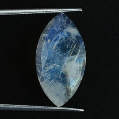 RAINBOW MOONSTONE ROSE CUT MARQUISE CAB (SEMI CLOUDY) 23.00X12.00 MM 7.18 Cts.