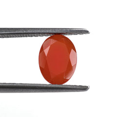 RED ONYX CUT OVAL 8X6MM 1.08 Cts.