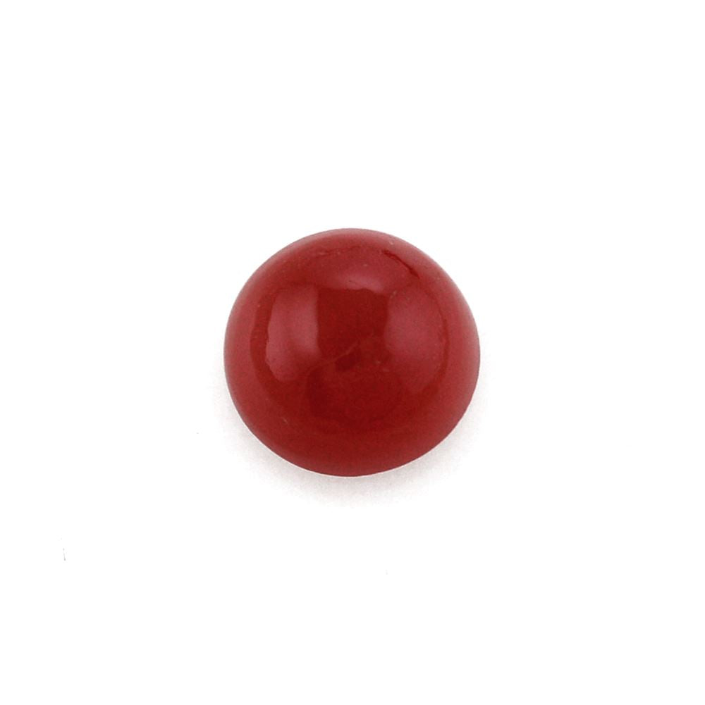 RED ONYX ROUND CAB 6MM 0.92 Cts.