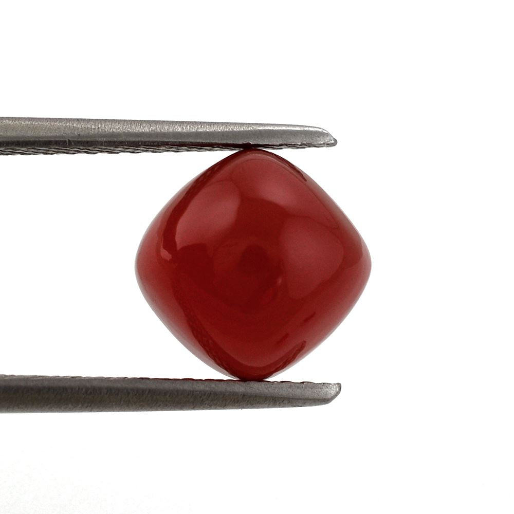 RED ONYX CUSHION CAB (HIGH DOME) 8MM 3.27 Cts.