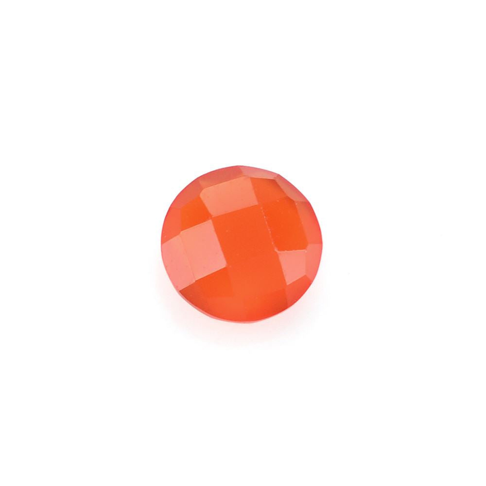 RED ONYX BRIOLETTE ROUND 5MM 0.55 Cts.