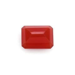 RED ONYX CUT OCTAGON 8X6MM 1.57 Cts.