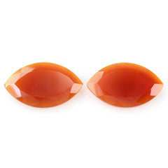 RED ONYX CUT MARQUISE 30X18MM 19.12 Cts.