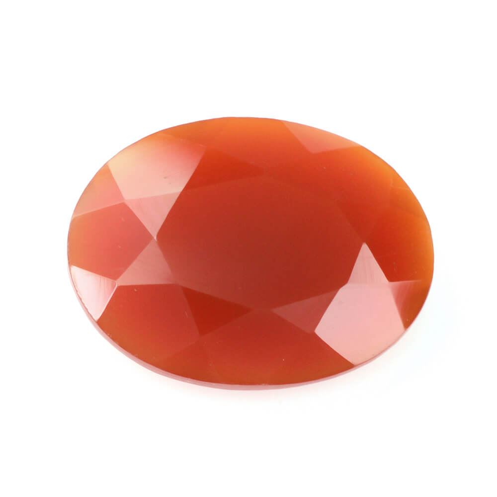 RED ONYX CUT OVAL 16X12MM 6.63 Cts.